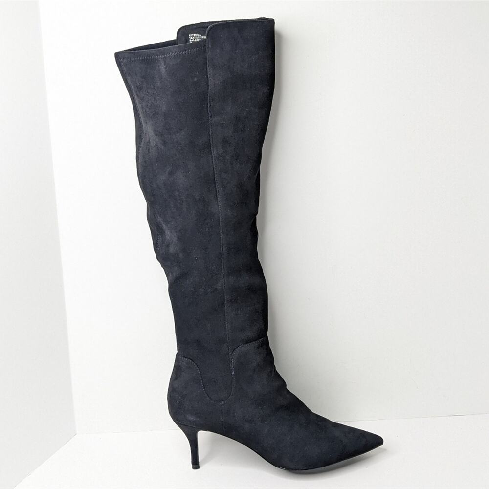 Charles David Atypical Tall Boots, Black, Womens 9